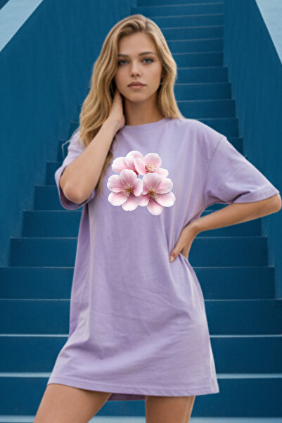 HOFFNUNG Γυναικείο νυχτικό με κοντό μανίκι και λαιμόκοψη ποδηλάτου