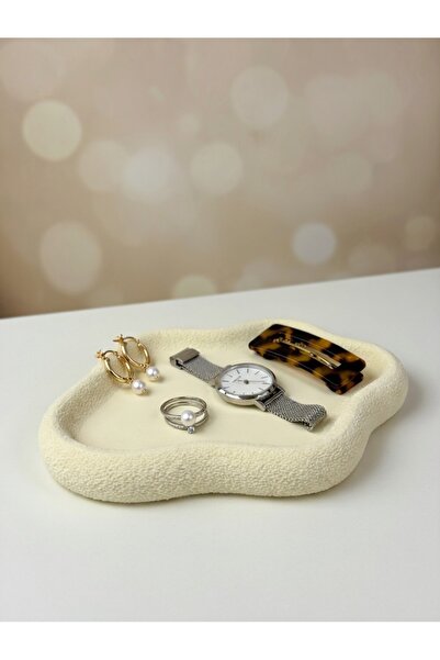 moto print Modern Cloud Design Jewelry Tray and Decorative Object Base