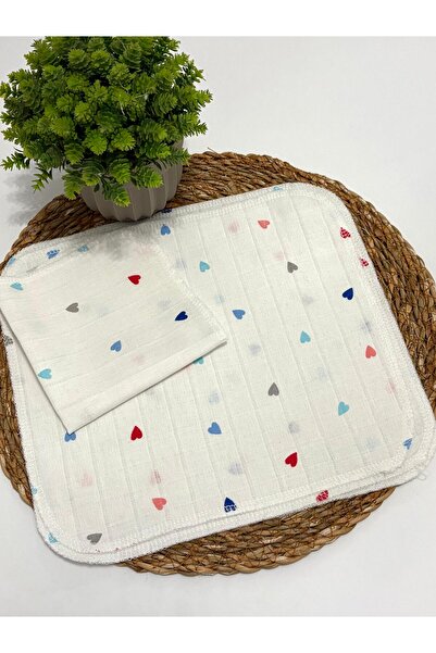 LUMİBABY BUTİK 2 Layers of Muslin Mouth Wipes (8 Pieces)