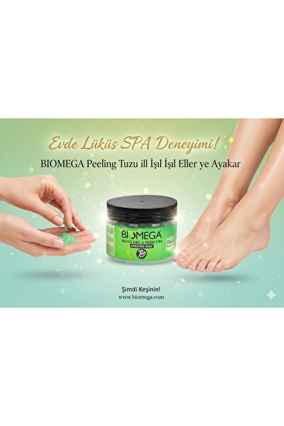 BIOMEGA Tutti Frutti Canlandırıcı Manikür Pedikür Peeling & Vücut Banyo Tuzu ...
