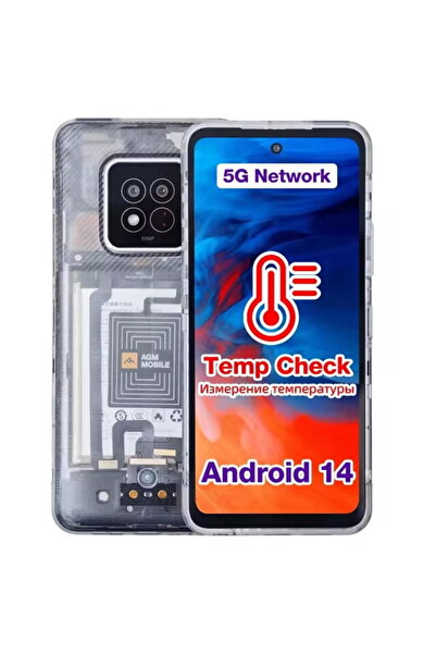 agm Σμάρτφον Κινητό τηλέφωνο X6 Phantom, Διαφανές, 5G, 6.78 "   FHD+, 8G...