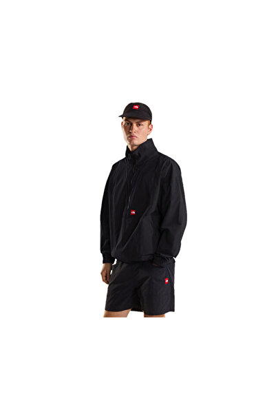 THE NORTH FACE M Tnf Red Box Taslan Jacket Unisex Günlük Çeyrek Fermuarlı Cek...