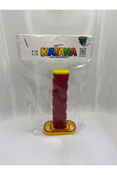 Bunimo ModuLab 35Cm Mini Kılıç Oyuncak Sarı Kırmızı – 3D Baskı Dekoratif Kılıç