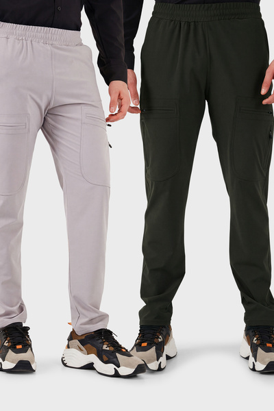 Buratti Normal Fit Cargo Pocket Elastic Waist Trekking και Courier Παντελόνι ...