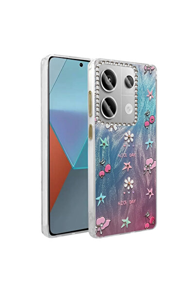 VINTESSY Xiaom.i Redmi Note 13 Pro 4g Kılıf Blade Aynalı Desenli Kapak - Desen 4