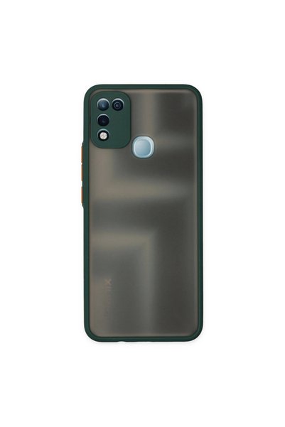 ArkhenX Infinix Hot 10 Play Case Montreal Silicone Cover - Green