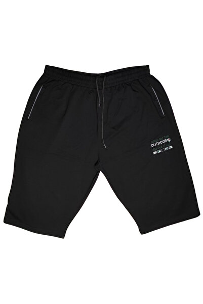 marufshop Σορτς & βερμούδες plus size - Ναυτικό μπλε - Υψηλή μέση