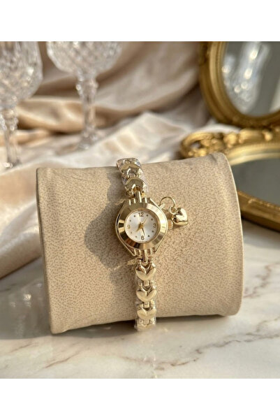 Mihristore Pinterest Model Kalp Vintage Saat Charmlı Saat Charm Kalp Saat