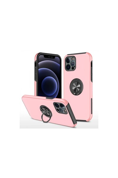 ArkhenX Apple iPhone 12 Pro Case Elite Ring Cover - Pink