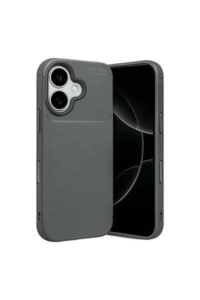 VINTESSY Apple İphone 17 Auto Focus Karbon Kapak - Gri