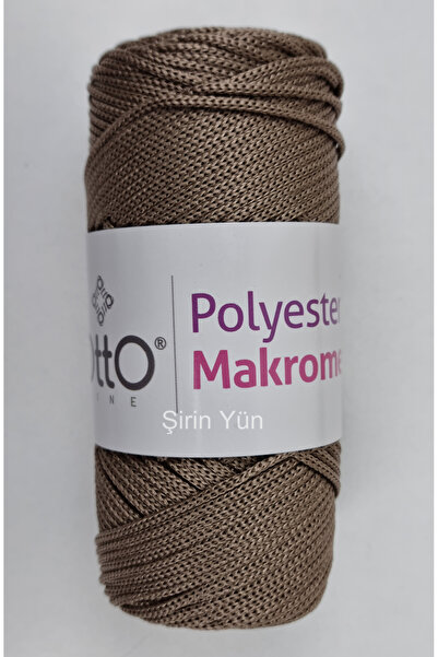 Otto %100 Polyester Örgü İpi - Çanta ve Makrome İpi - Vizon