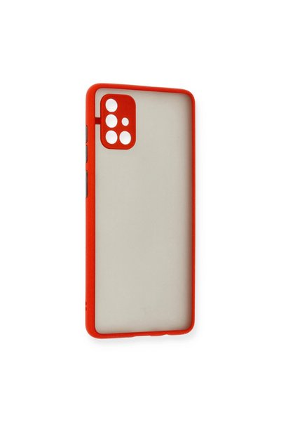 ArkhenX Samsung Galaxy A71 Case Montreal Silicone Cover - Red