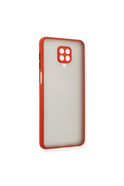 ArkhenX Xiaomi Redmi Note 9 Pro Case Montreal Silicone Cover - Red