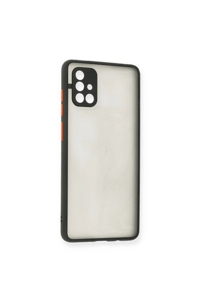ArkhenX Samsung Galaxy A71 Case Montreal Silicone Cover - Black
