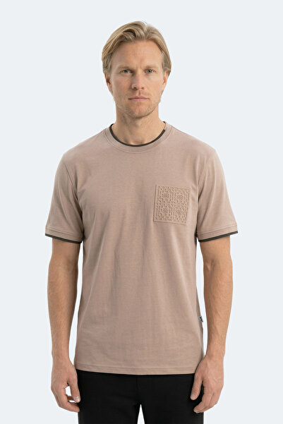 Slazenger T-Shirt - Καφέ - Κανονική εφαρμογή