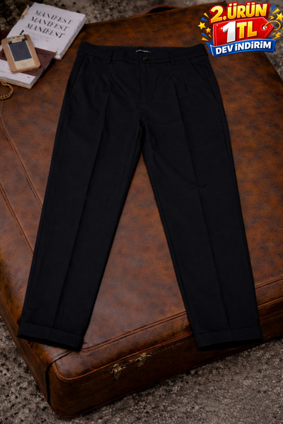 DAMGA JEANS Παντελόνι - Μαύρο - Basic