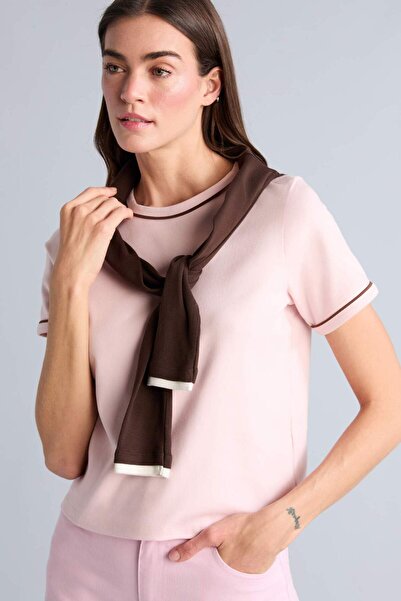 DeFacto T-Shirt - Ροζ - Δεν προσδιορίζεται