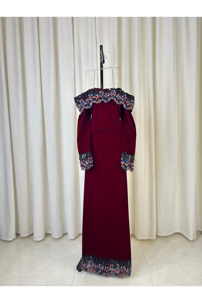 CONTENU فستان ناعم جوخ ورود