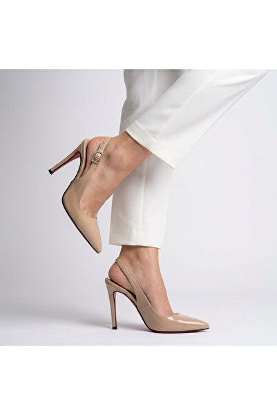 Letafia Γόβες με ψηλό τακούνι - Μπεζ - Ψηλά τακούνια (10 cm και άνω)
