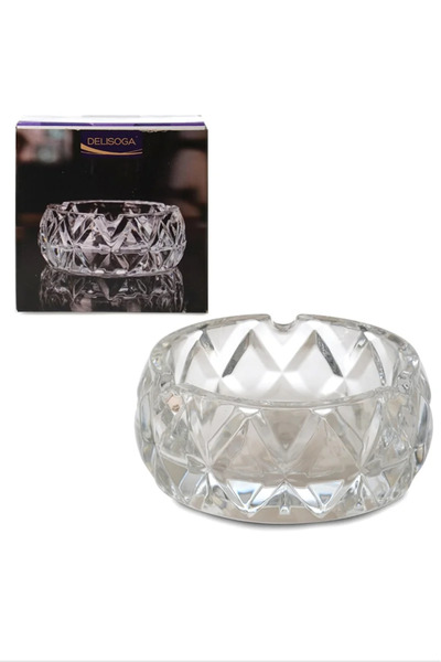 Generic Brand Delisoga Medium Size 15 Cm Glass Ashtray Royaleks-DSYG007-2