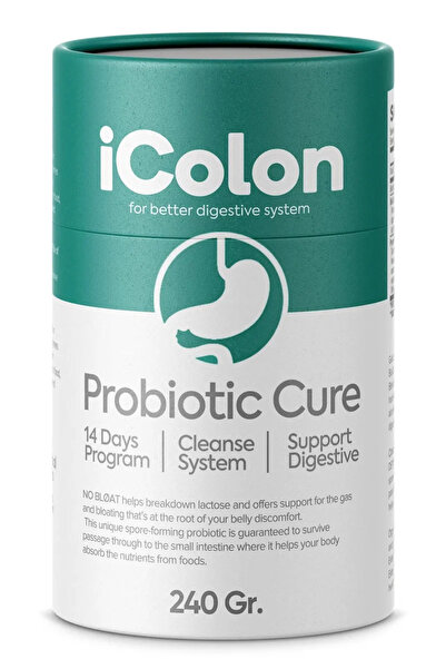 Genel Markalar icolon Prebiyotik Bağırsak Kürü 240 GR Probiotic Cure