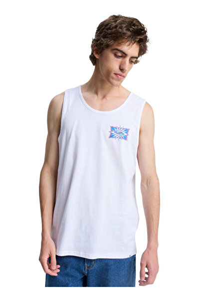 Quiksilver Ανδρικό μπλουζάκι EV STARFISH STA με λευκό λαιμόκοψη και κανονικό ...