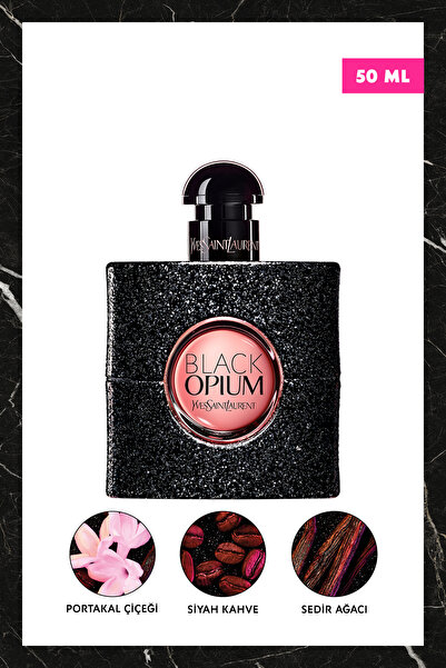 Yves Saint Laurent عطر بلاك أوبيوم للنساء 50 مل3365440787919