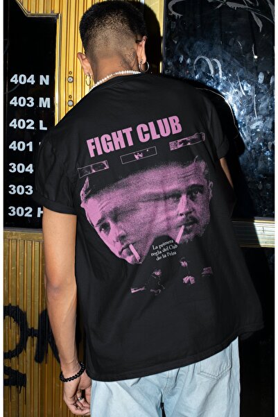 SEVBANO Tricou supradimensionat unisex cu imprimeu pe spate Design Legend Mov...