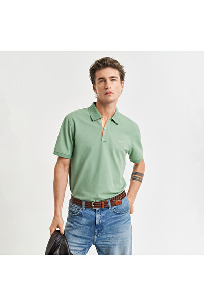 Gant Erkek Yeşil Regular Fit Polo
