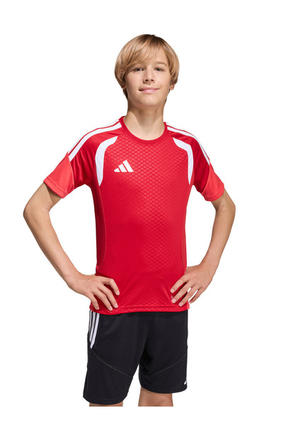 adidas Червена детска тениска с десен KA7601 TIRO26C JSYY