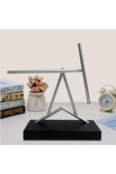 ForWhat Büro Ev Ofis Hediyesi için Pilli Kaos Sarkaç Newton Denge Beşiği
