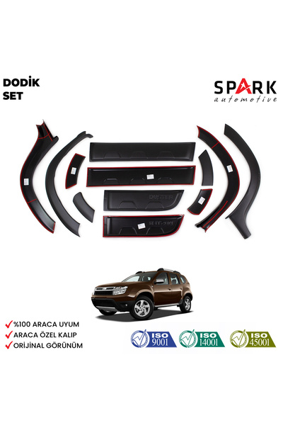 Spark Automotive Dacia Duster 2010-2017 Yıl Aralığı Uyumlu Dodik Set 12 Parça