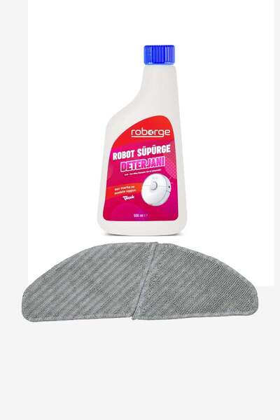 Roborge Fakir Robert RS 780 Ρομποτική ηλεκτρική σκούπα Πανί σφουγγαρίσματος +...