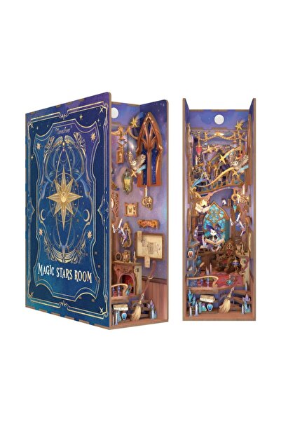 Tonecheer 3D Παζλ, Γωνιά Βιβλίου με Μαγικά Αστέρια, Ξύλο, Tonecheer, 277 Κομμ...