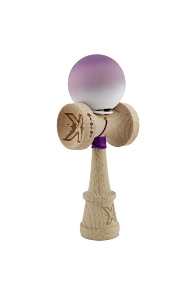 Cyrax Kendama X Original, Șnur 62/65 cm Gradient Mov/Alb