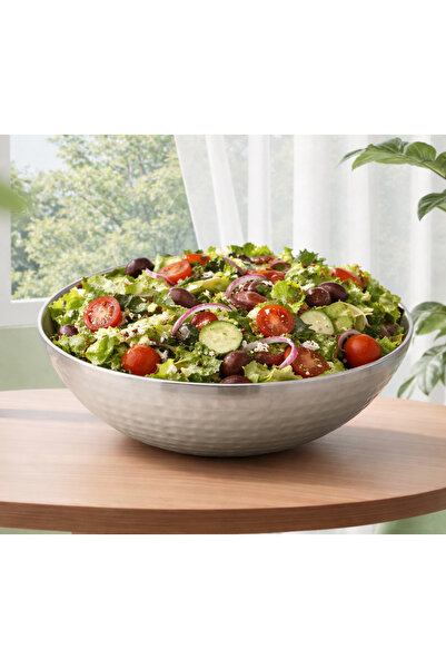 SQF Indian Steel Salad Bowls Roti Henna Pomegranate Plate