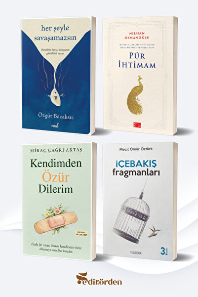 Yüzleşme Yayınları Her Şeyle Savaşamazsın - Pür İhtimam - Kendimden Özür Dile...