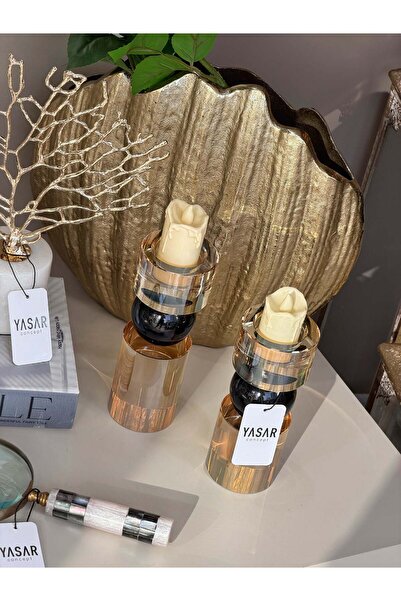 YASAR CONCEPT Cylence Kristal Mumluk Set