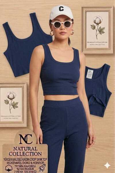 Nice Clothes Women's Thick Strap Crop Padded Sports Bra Half Tank Top Blouse ...