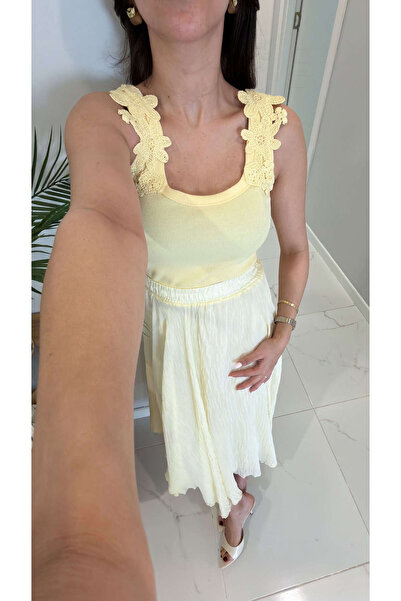 BİRCANÇİL Φανελάκι - Κίτρινο - Casual