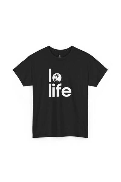 Lo Life تي شيرت بالم دريمز |   تي شيرت قطني عصري بتصميم جرافيك للجنسين