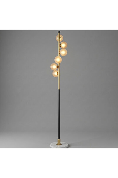 Majestic Home Varya Mid-Century Modern Floor Lamp -Majestic Varya Floor Lamp