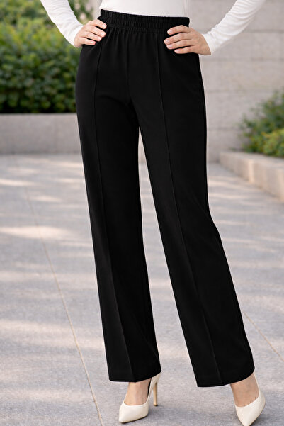 benguen Λιτό παντελόνι - Μαύρο - Regular