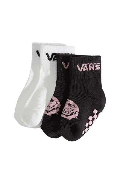 Vans Κλασικές Κάλτσες INF Crew, Πακέτο 2 τεμαχίων, Καρό, Μοβ Ομίχλης, 16-19