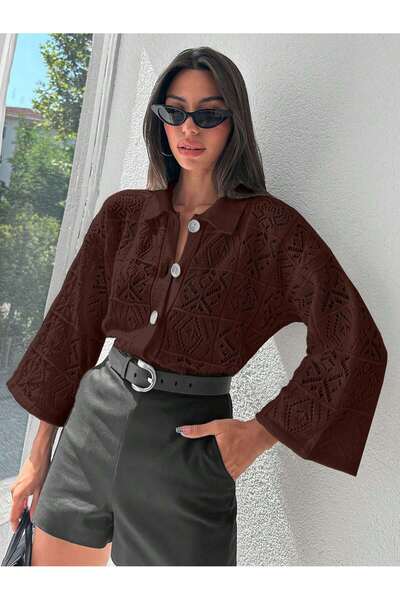 Get Crazy Women's Buttoned Cardigan Knitwear