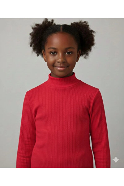 Yonca Çocuk Ync 7778 Girls-Boys Plain Ribbed Combed Cotton Badi