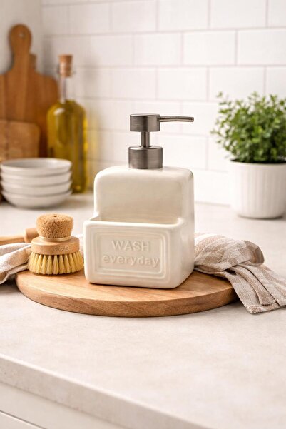 GLAMZE Seramik Sıvı Sabunluk 500 ml
