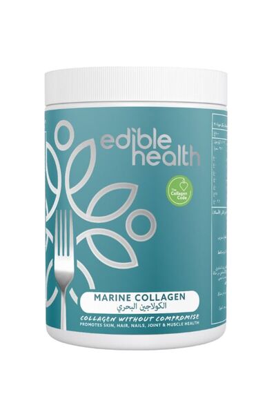 Edible Health High Protein Marine Collagen Powder, 400g Tub, 30 Day Supply