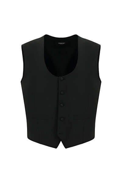 Abdullah Kiğılı Γιλέκο - Μαύρο - Κανονική εφαρμογή