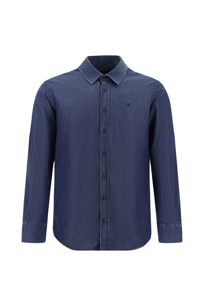 Abdullah Kiğılı Πουκάμισο - Ναυτικό μπλε - Αθλητισμός